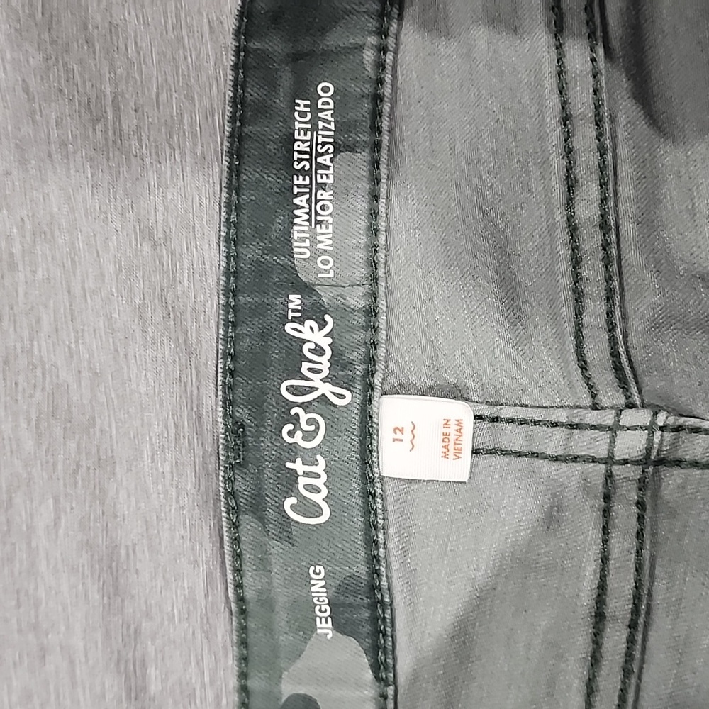 Girls #cat&jack #camouflage #jegging size 12 - Picture 6 of 10